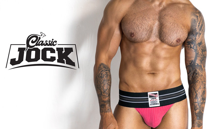 Sportovní Bikini AussieBum CLASSIC Jock Pink3